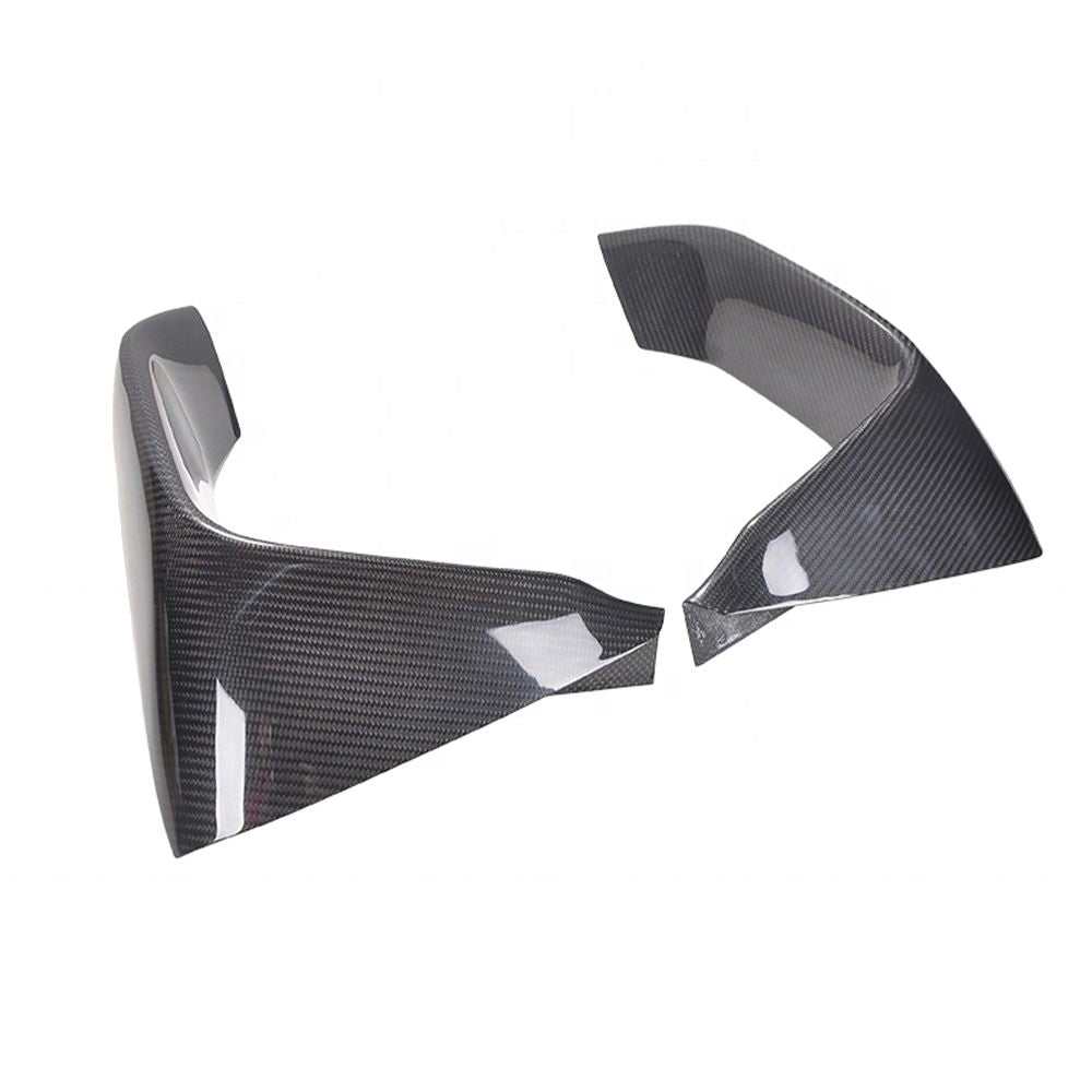 Carbon fiber front corner splitters, 2 pcs, on a white background (MP Style) – BMW F80 M3 / F82 M4