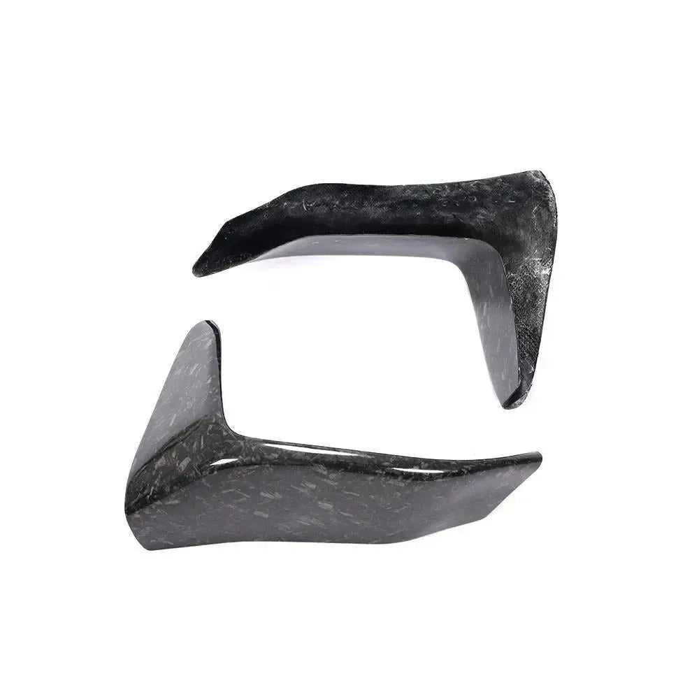 Marbled forged carbon corner splitter pair from above (MP Style) – BMW F80 M3 / F82 M4