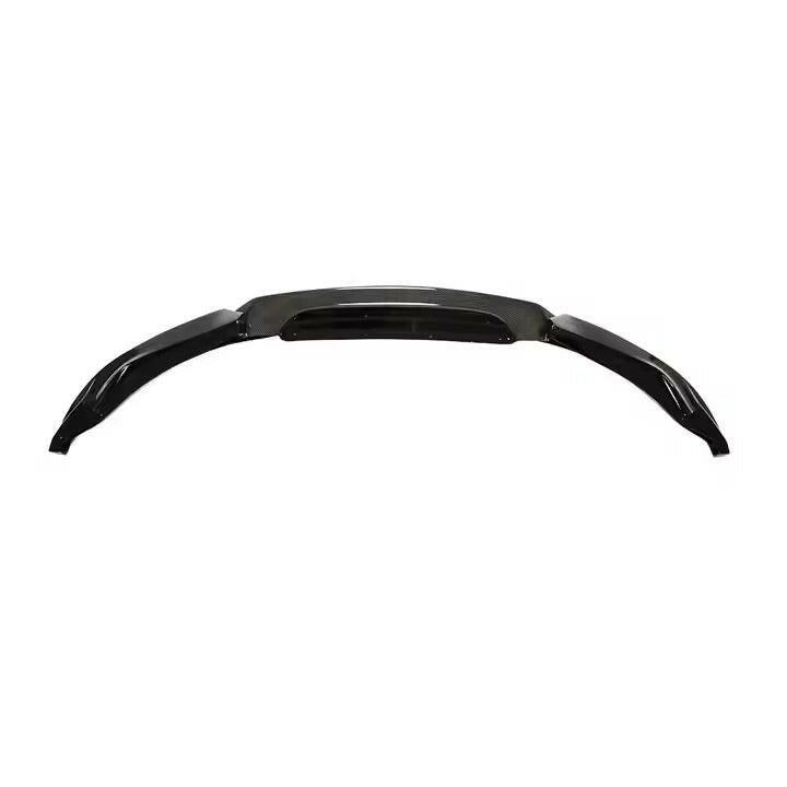Carbon front lip with raised center section, front view (Varis Style) – BMW F80 M3 / F82 M4