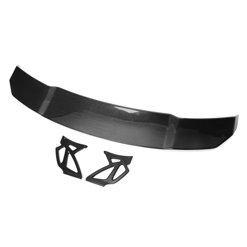 Carbon szárnylap két tartóbakkal felülnézetből (V Style) – BMW F80 M3 / F82 M4