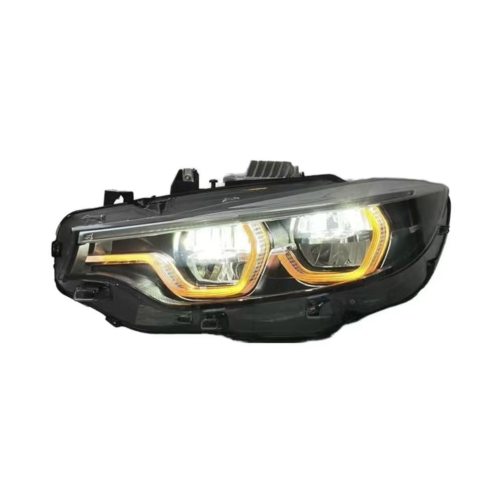 Headlight with white low beam and amber DRL (LCI Tricolor Style) – BMW F80 M3 / F82 M4 / F32
