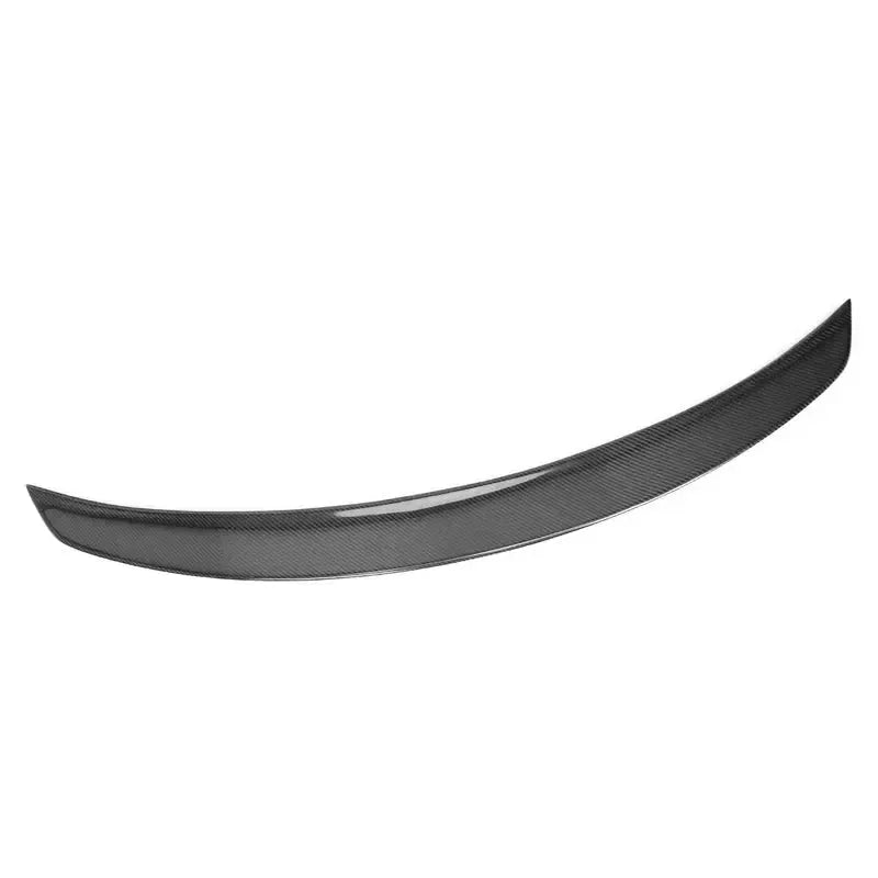 Carbon trunk lip spoiler along its full length, on a white background (3D Style) – BMW F82 M4 / F83 M4