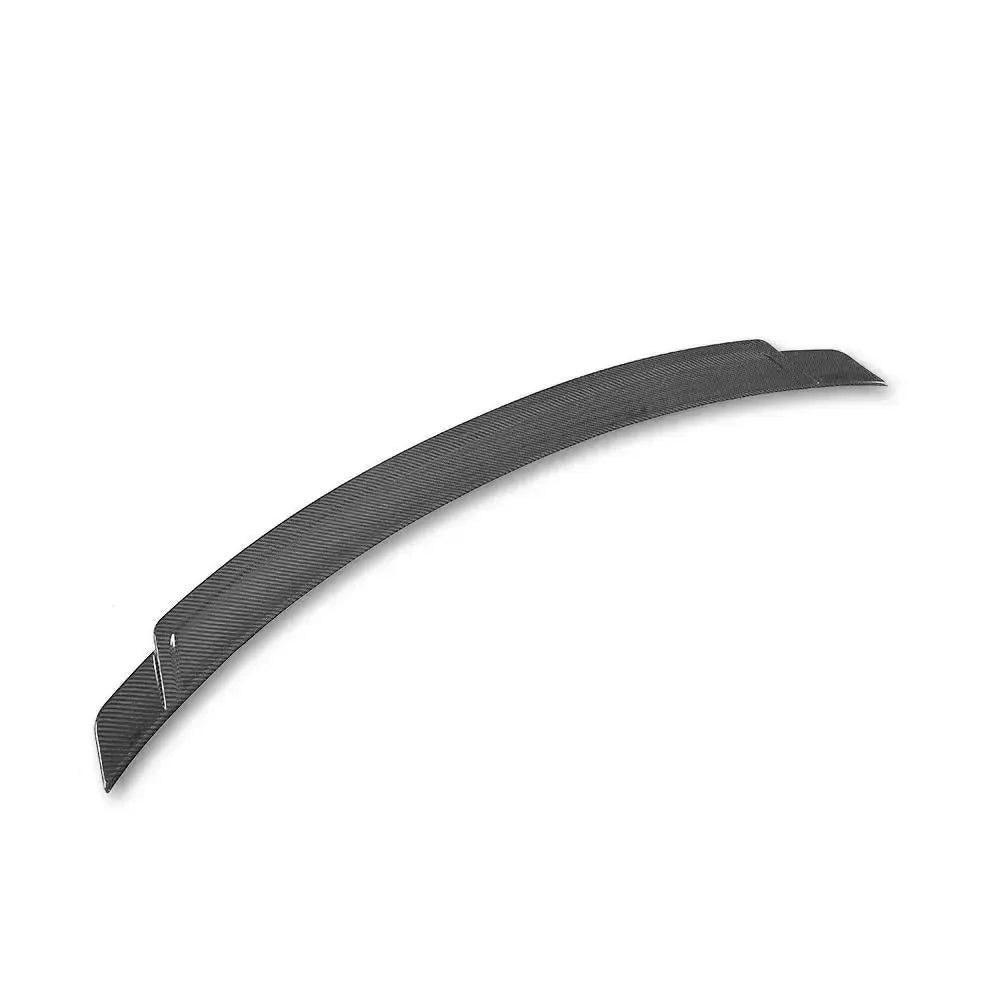Carbon ducktail trunk spoiler, angled top view (Exotic Style) – BMW F82 M4 / F83 M4