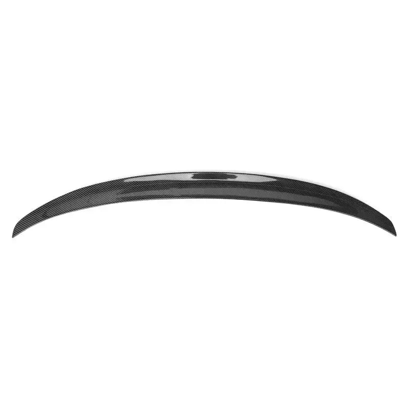 Carbon trunk lip spoiler, rear view, on a white background (MP Style) – BMW F82 M4 / F83 M4