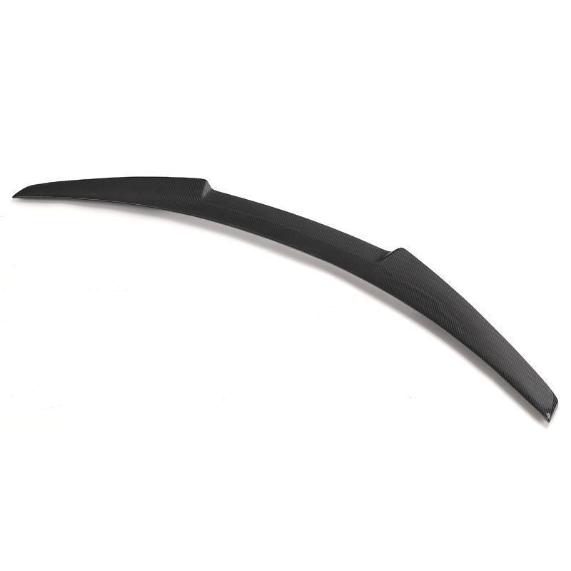 Dry carbon spoiler with tapering ends, side three-quarter view (PM V1 Style) – BMW F82 M4 / F83 M4