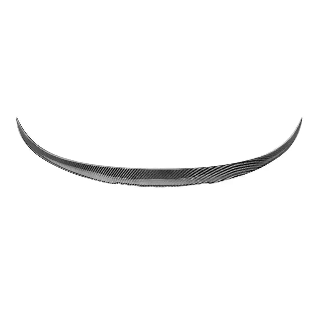 One-piece carbon lip spoiler, front view, with slightly raised outer ends (RKP Style) – BMW F83 M4 Convertible