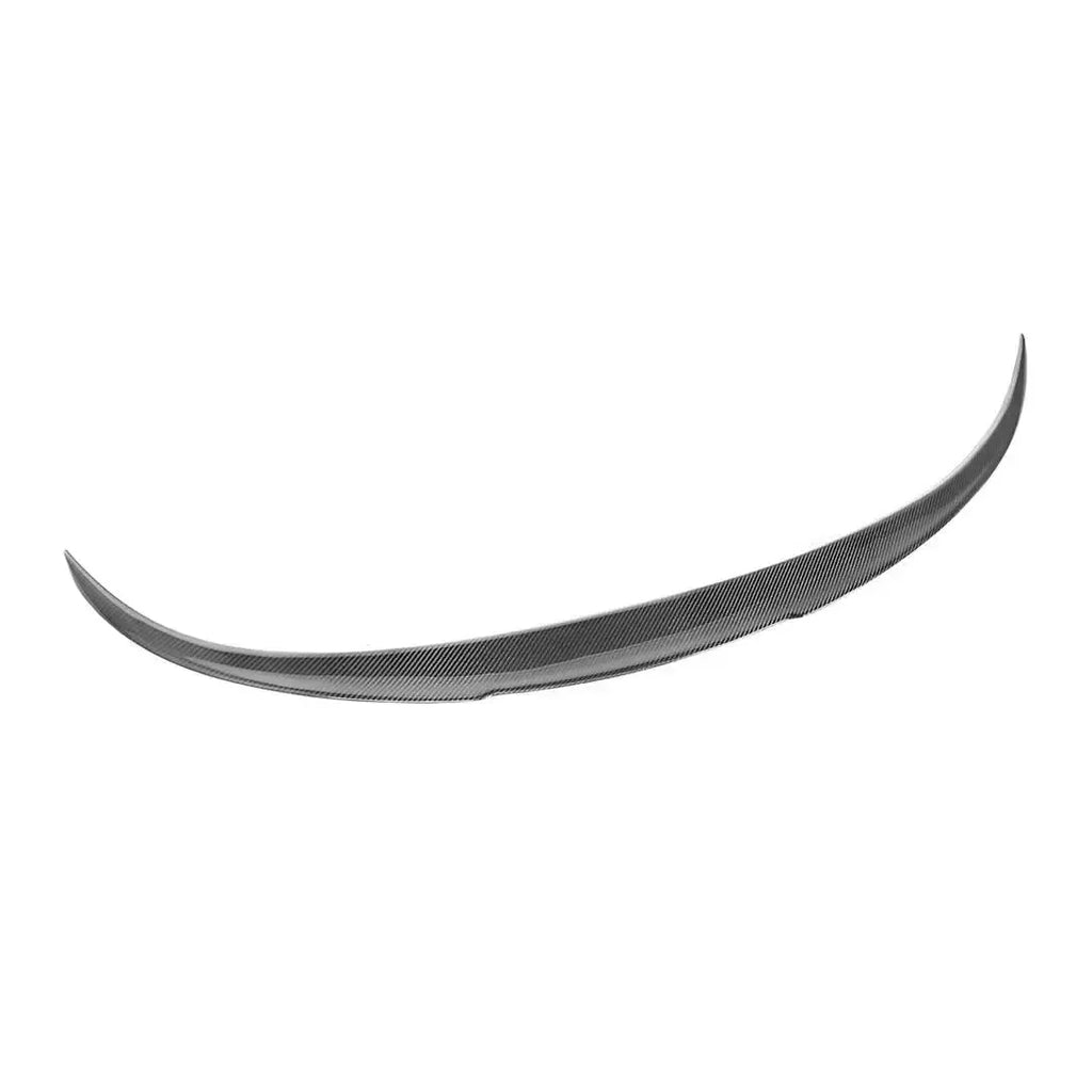 Thin carbon trunk spoiler from the front, shot at an angle (RKP Style) – BMW F83 M4 Convertible