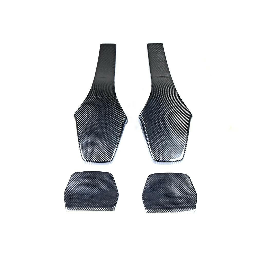 Carbon fiber ülés háttámla borítás szett, 4 darab, felülnézetből – BMW F87 M2 Competition / CS