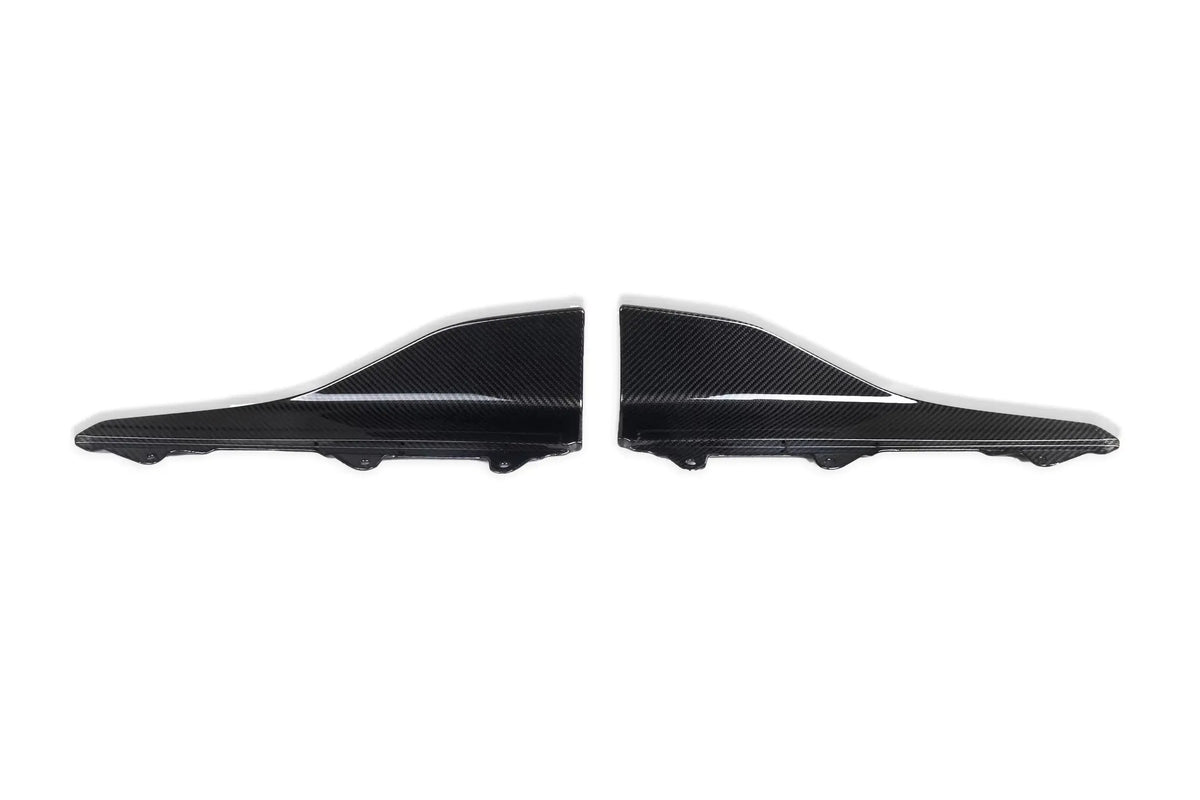 Pair of carbon fiber side sill extensions (SQ Style package) – BMW F87 M2