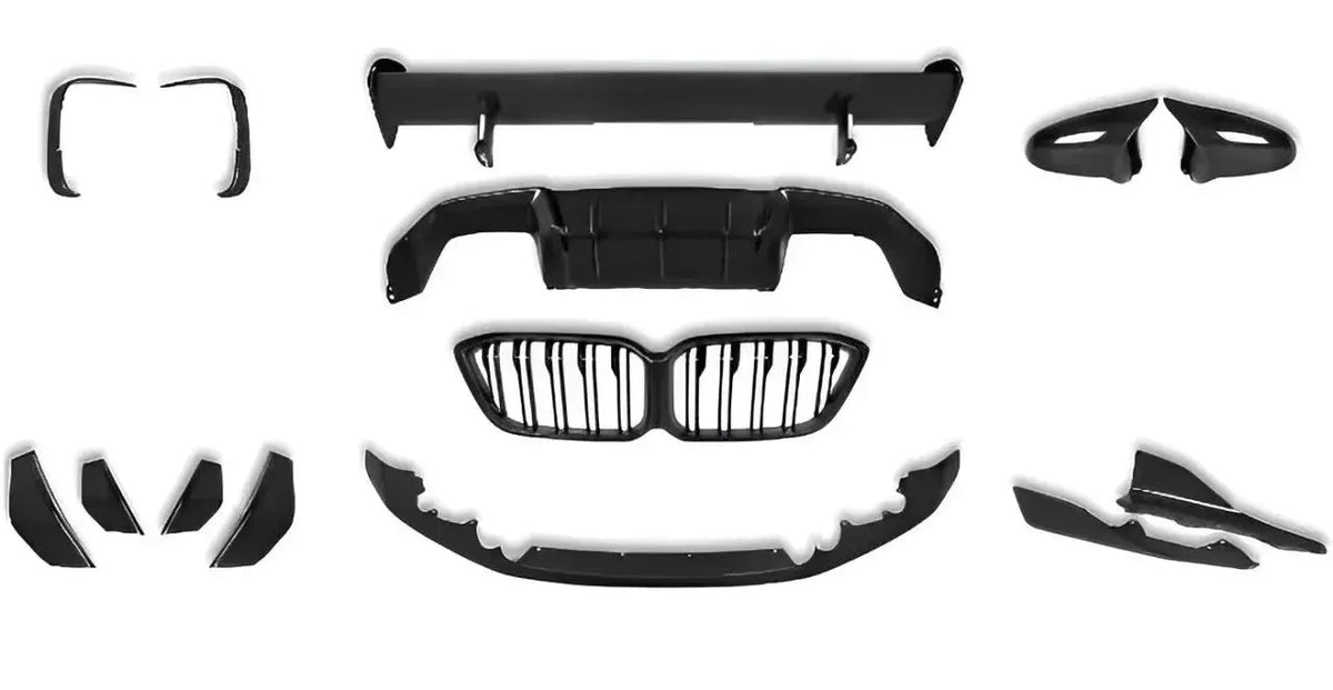 Teljes carbon body kit: vese, tükörborítás, koptató, diffúzor, szárny, canardok (SQ Style) – BMW F87 M2
