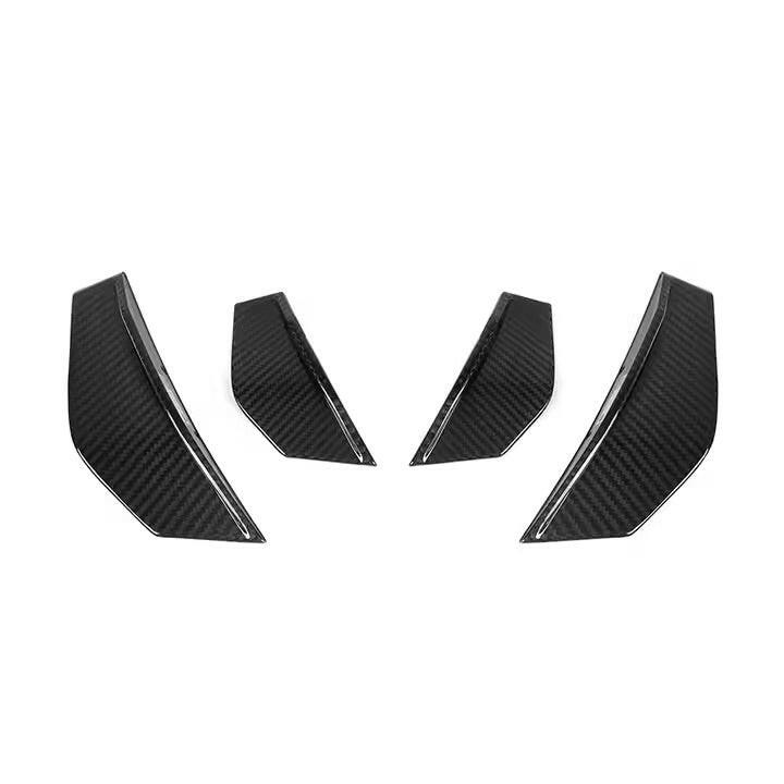 Carbon fiber canard set, top view (SQ Style) – BMW F87 M2