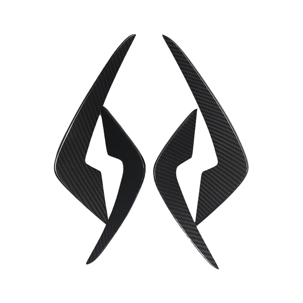 Pair of carbon fiber front canards (PM V1 Style) – BMW F87 M2