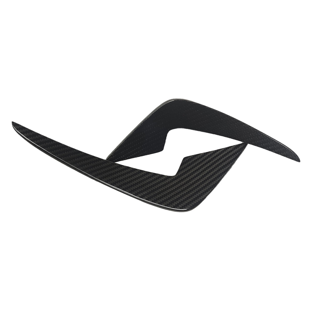 Carbon fiber front canard, side view (PM V1 Style) – BMW F87 M2