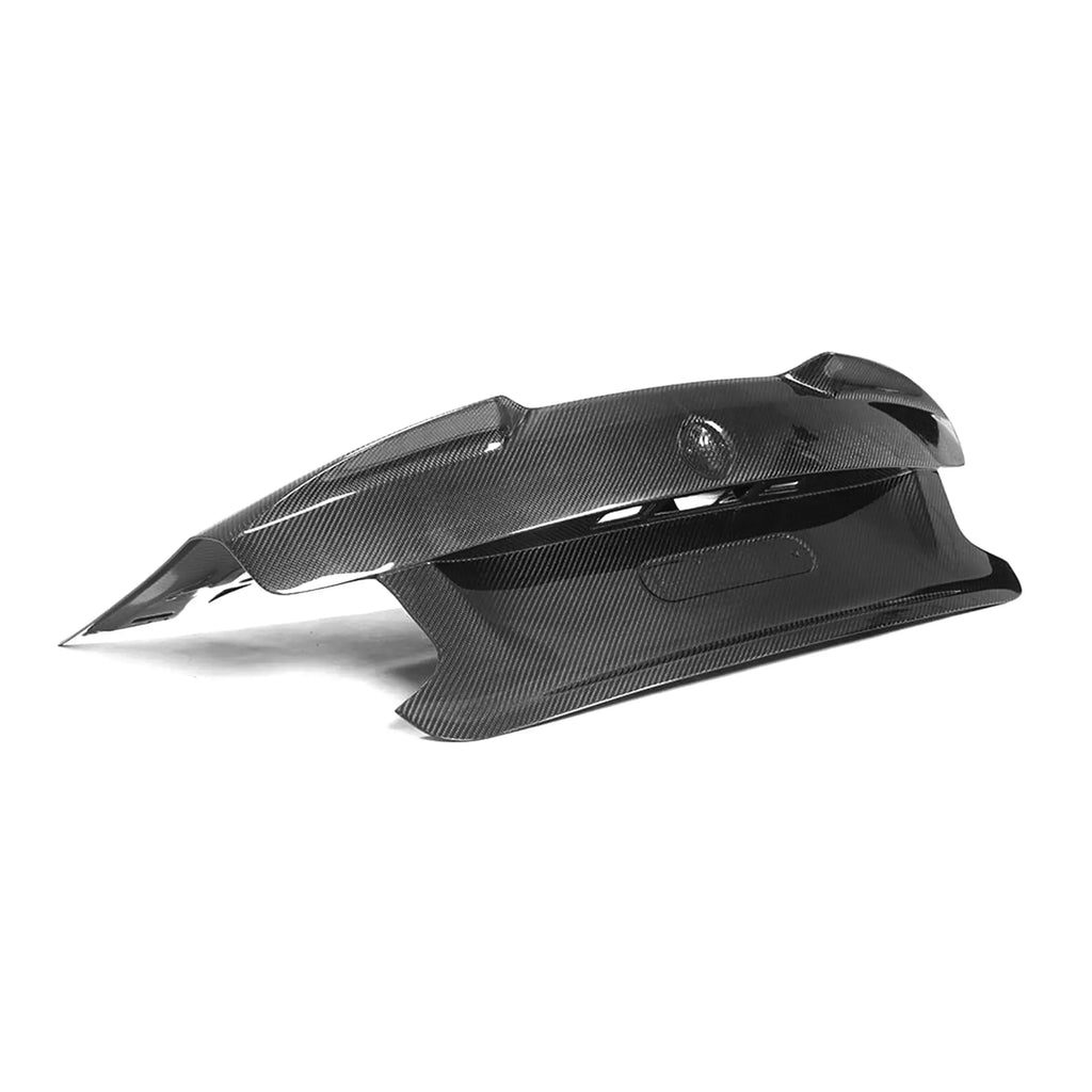 Carbon fiber csomagtartó fedél ferde nézetből (MBJ Style) – BMW F87 M2
