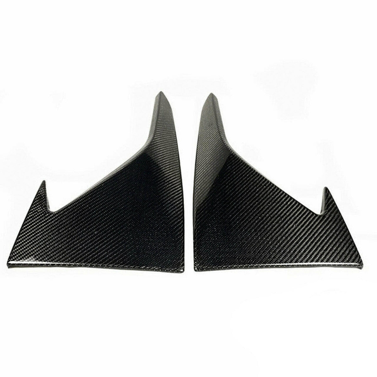 Carbon fiber első lökhárító felső splitter pár felülnézetből – BMW F87 M2
