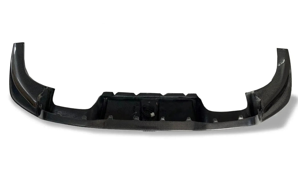 One-piece carbon fiber rear diffuser, front view (K Style) – BMW F87 M2