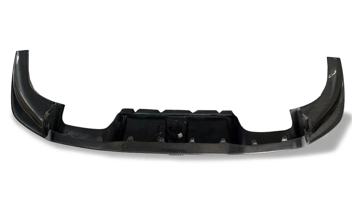 One-piece carbon fiber rear diffuser, front view (K Style) – BMW F87 M2