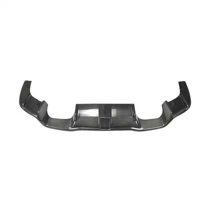 Egyrészes carbon fiber LED-es hátsó diffúzor elölnézetből (LED Style) – BMW F87 M2