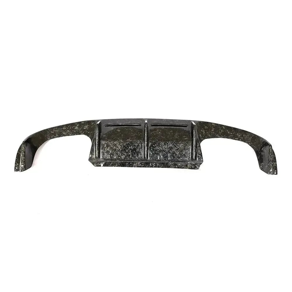 Forged carbon rear diffuser, view from below (MP Style) – BMW F87 M2