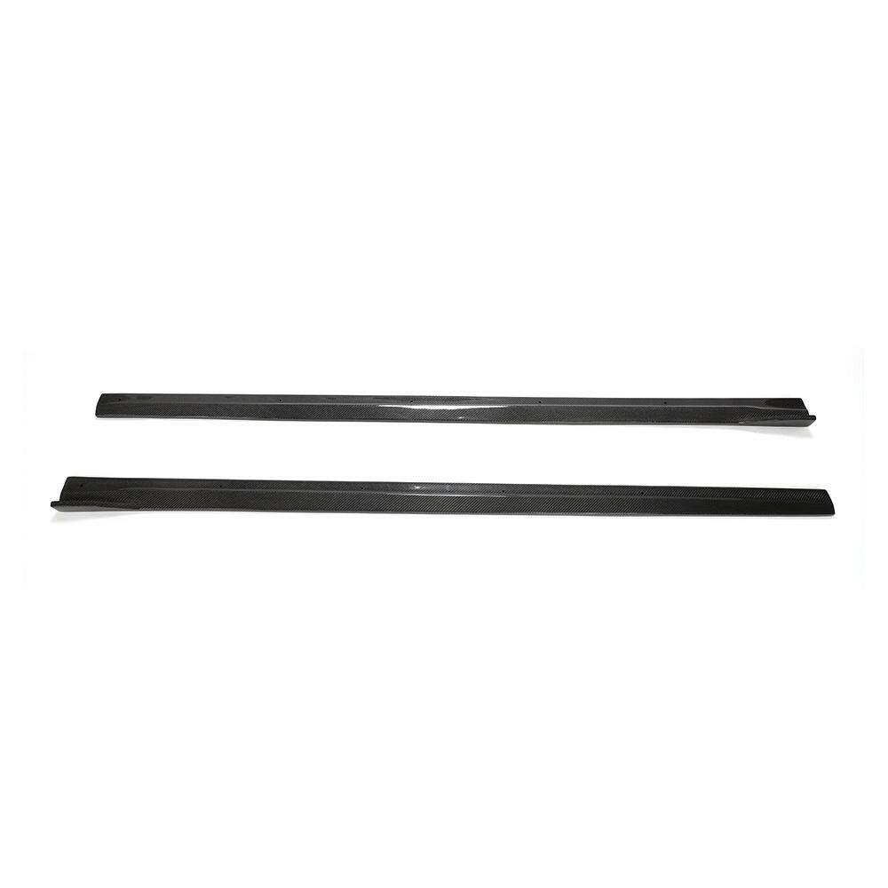 Carbon fiber side skirt extensions, full length (3D Style) – BMW F87 M2