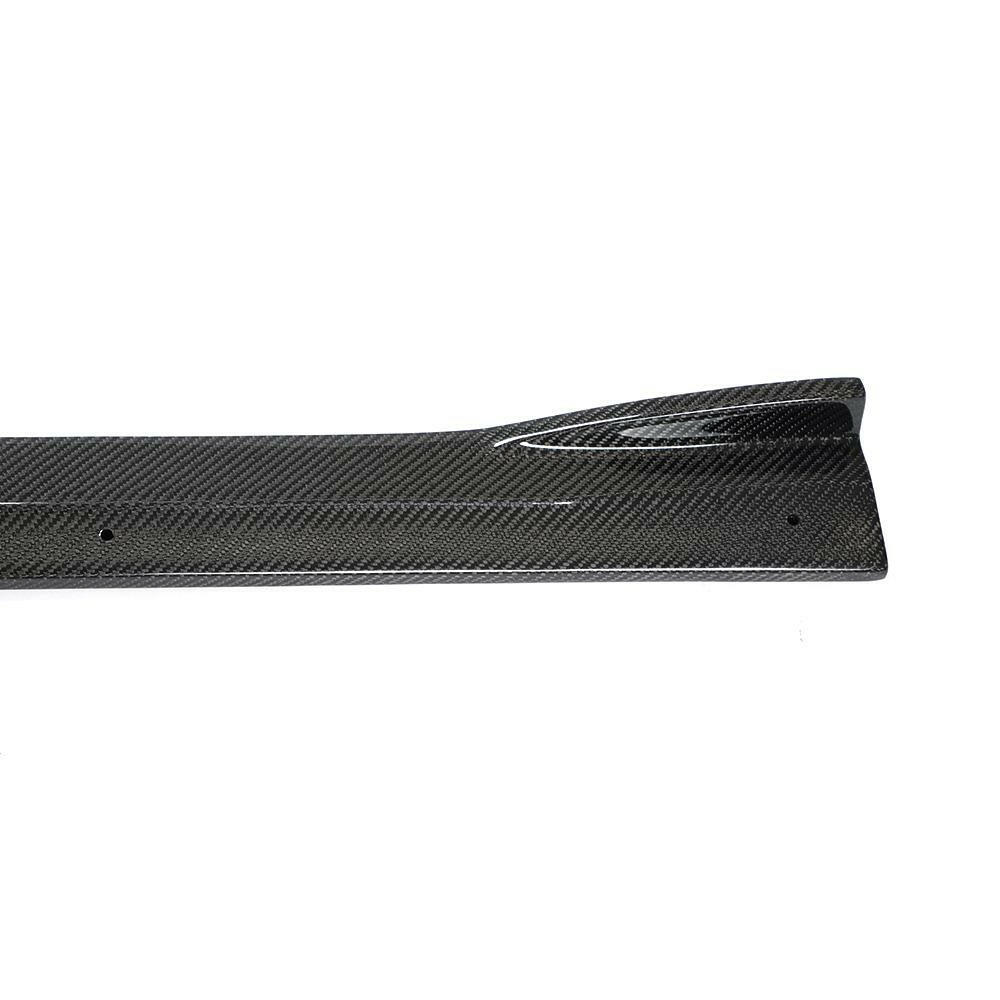 Carbon fiber side skirt extension with mounting holes (3D Style) – BMW F87 M2