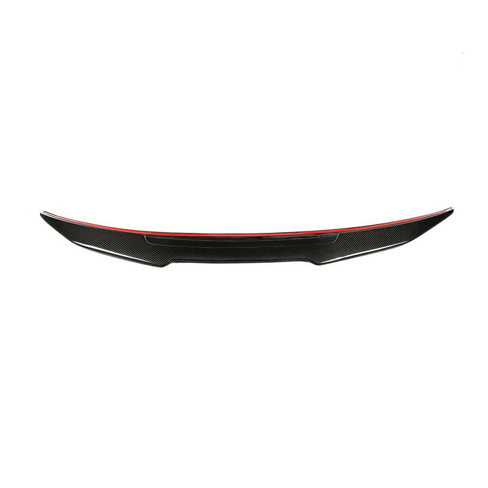 Magas felhajlású carbon fiber spoiler elölnézetből (PSM Style) – BMW F87 M2