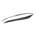 Carbon fiber headlight eyelid pair, angled view – BMW F87 M2