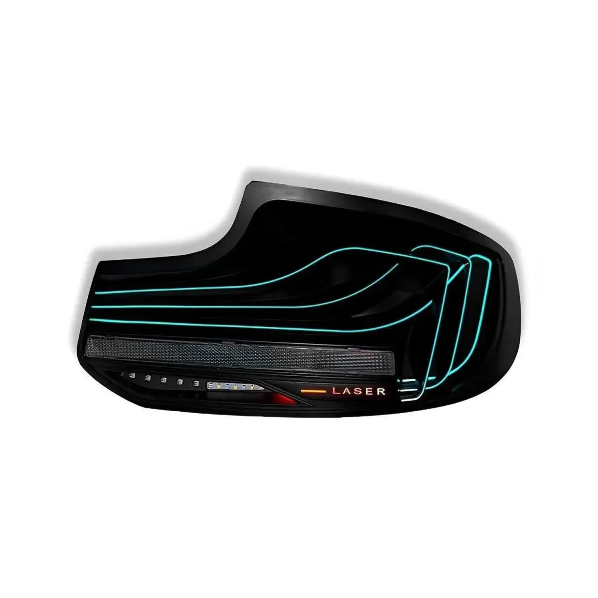 Lézer LED hátsó lámpa ciánkék fénycsíkokkal (CSL Style) – BMW F87 M2