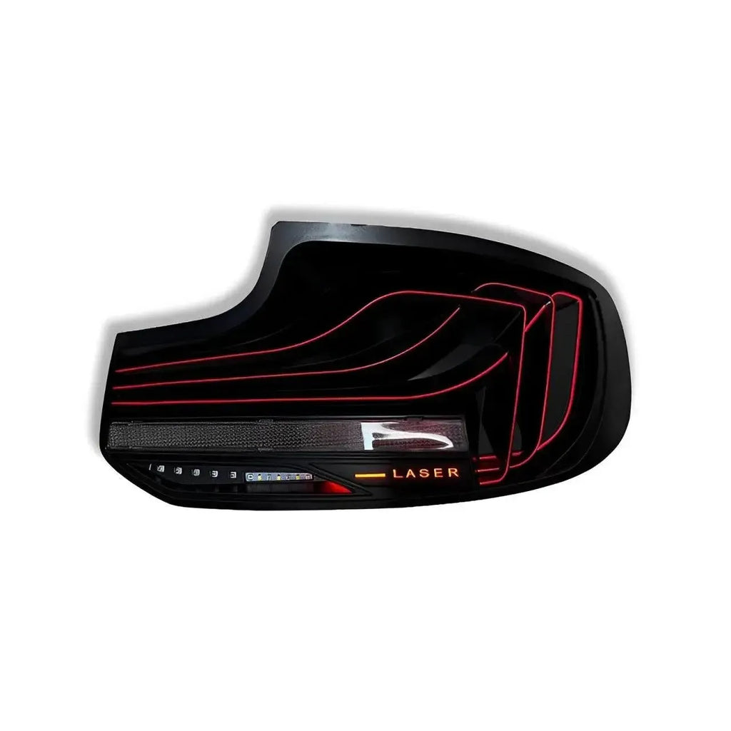 Lézer LED hátsó lámpa piros fénycsíkokkal (CSL Style) – BMW F87 M2