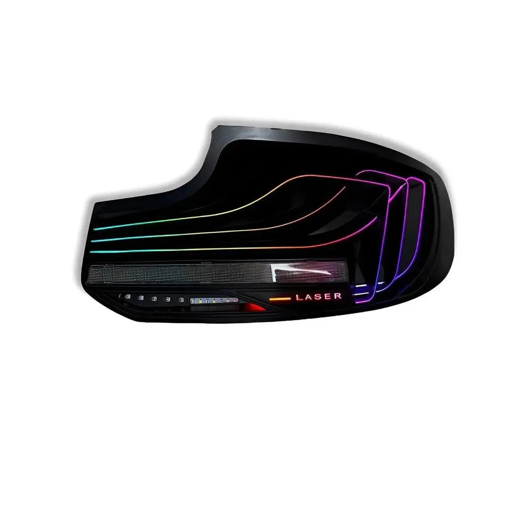 Lézer LED hátsó lámpa ciánkék-lila fénycsíkokkal (CSL Style) – BMW F87 M2
