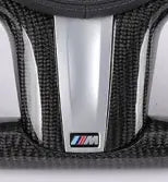 Bmw g szériás egyedi ezüst színű karbon szálas első hűtőrács középen bmw m logóval carbon fiber kipufogó rendszerhez