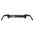 Carbon fiber rear diffuser for M340i, rear view with the center fins (MP Style) – BMW G20 3 Series