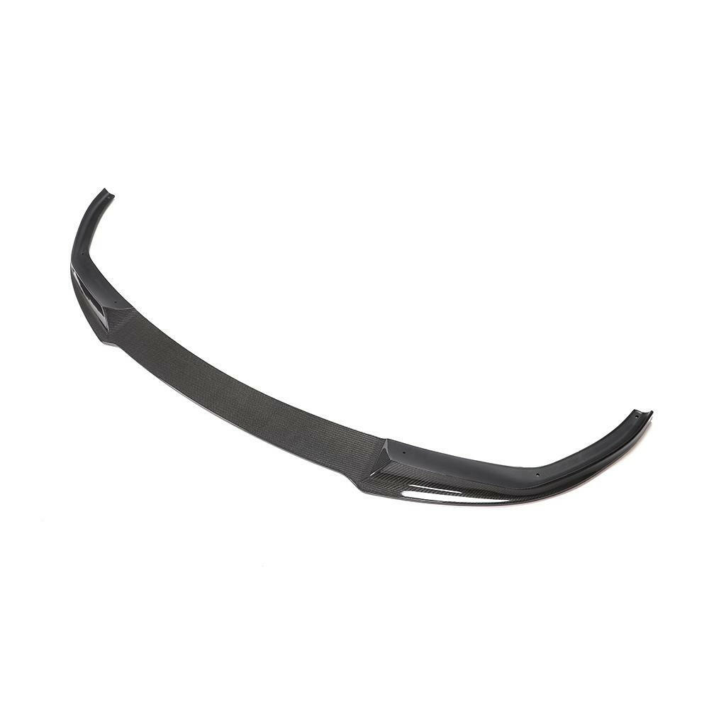 One-piece carbon fiber front lip, three-quarter view (Euro Style V3) – BMW G20 3 Series