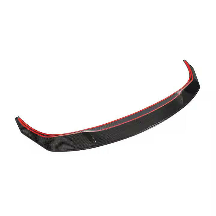 One-piece carbon fiber front lip, angled side view (Euro Style V4) – BMW G20 3 Series
