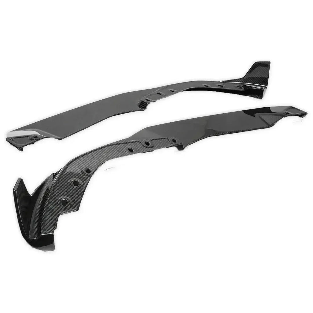 Underside of the two-piece carbon front lip with the mounting points (MP Style V2) – BMW G20 3 Series