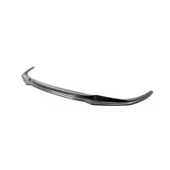 One-piece carbon front lip from a side angle (V Style) – BMW G20 3 Series