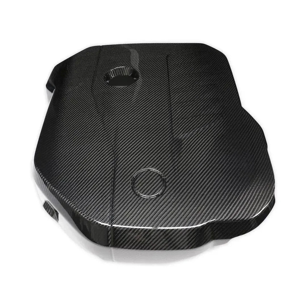 Carbon motorburkolat B58-as M340i motorhoz, felülnézet – BMW G20 M340i / 330i