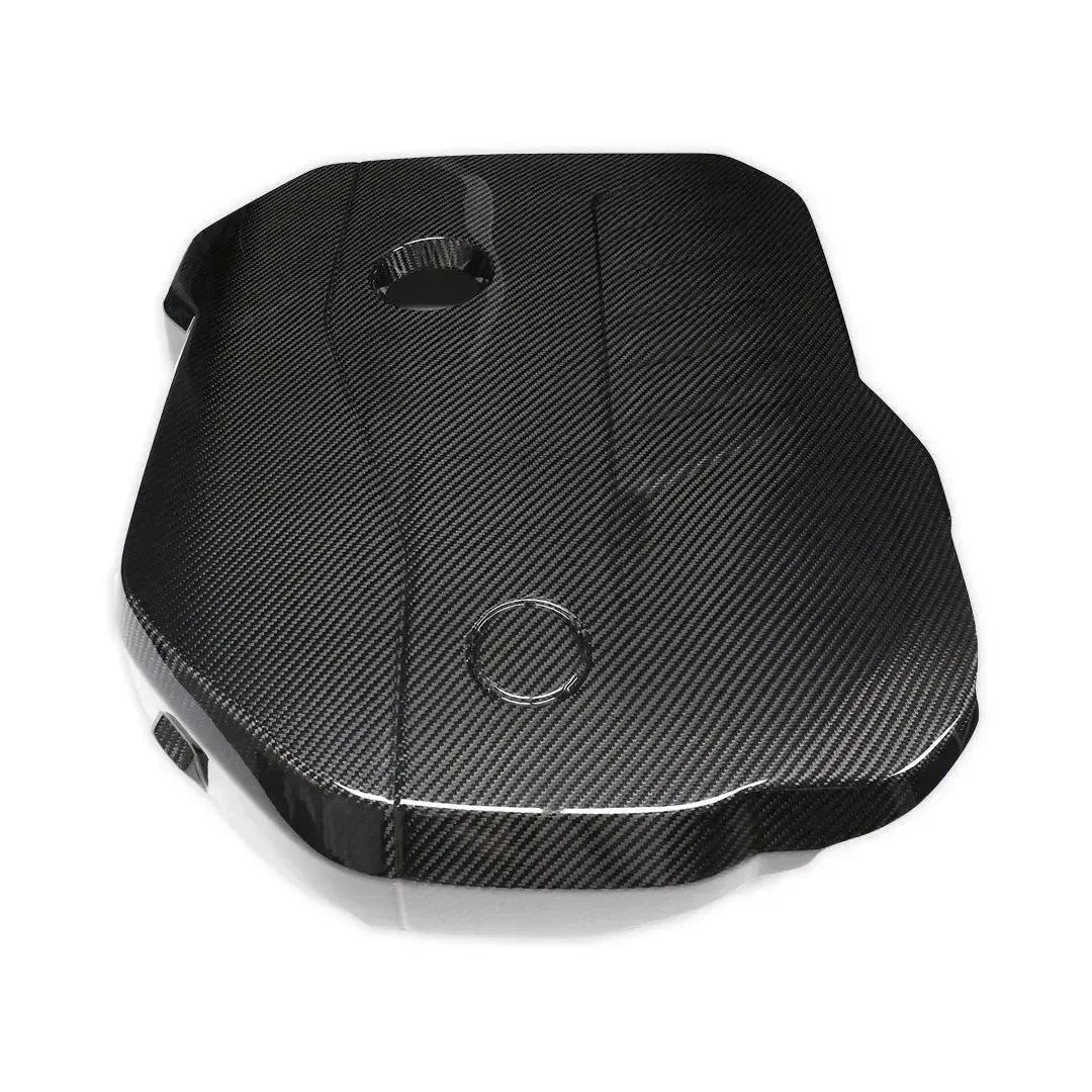 Carbon motorburkolat B58-as M340i motorhoz, felülnézet – BMW G20 M340i / 330i