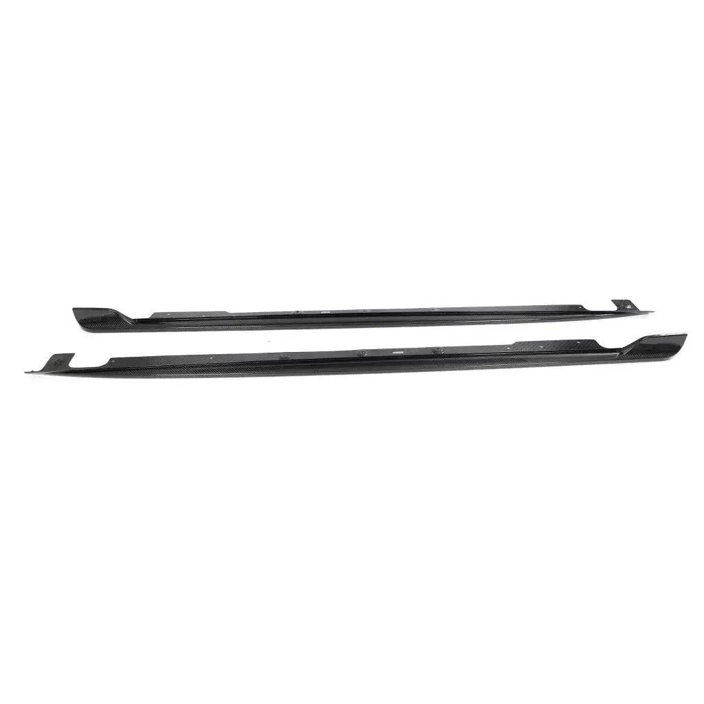 Carbon fiber oldalsó szoknya pár LCI-hez, oldalnézet (LCI V1 Style) – BMW G20 3-as sorozat