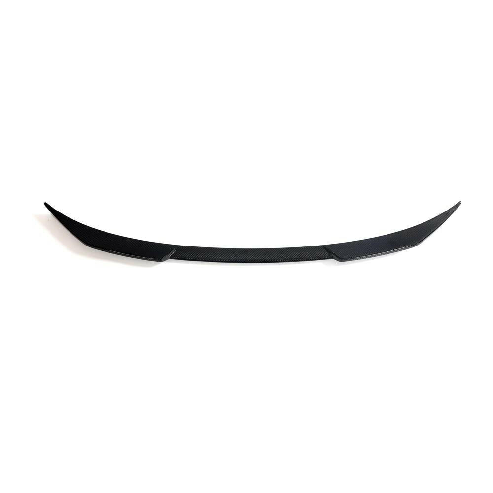 Carbon trunk spoiler with upturned ends, rear view (CS Style V2) – BMW G20 3 Series