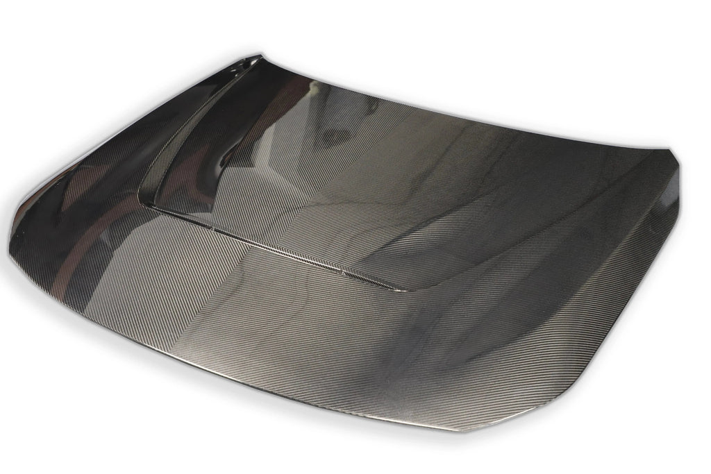 Carbon fiber motorháztető jobb elülső 3/4 nézetből (AN Style) – BMW G87 M2