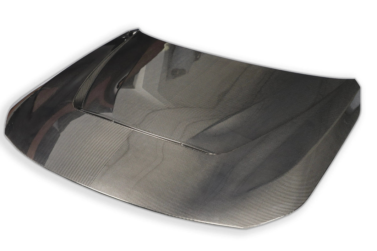 Carbon fiber motorháztető jobb elülső 3/4 nézetből (AN Style) – BMW G87 M2