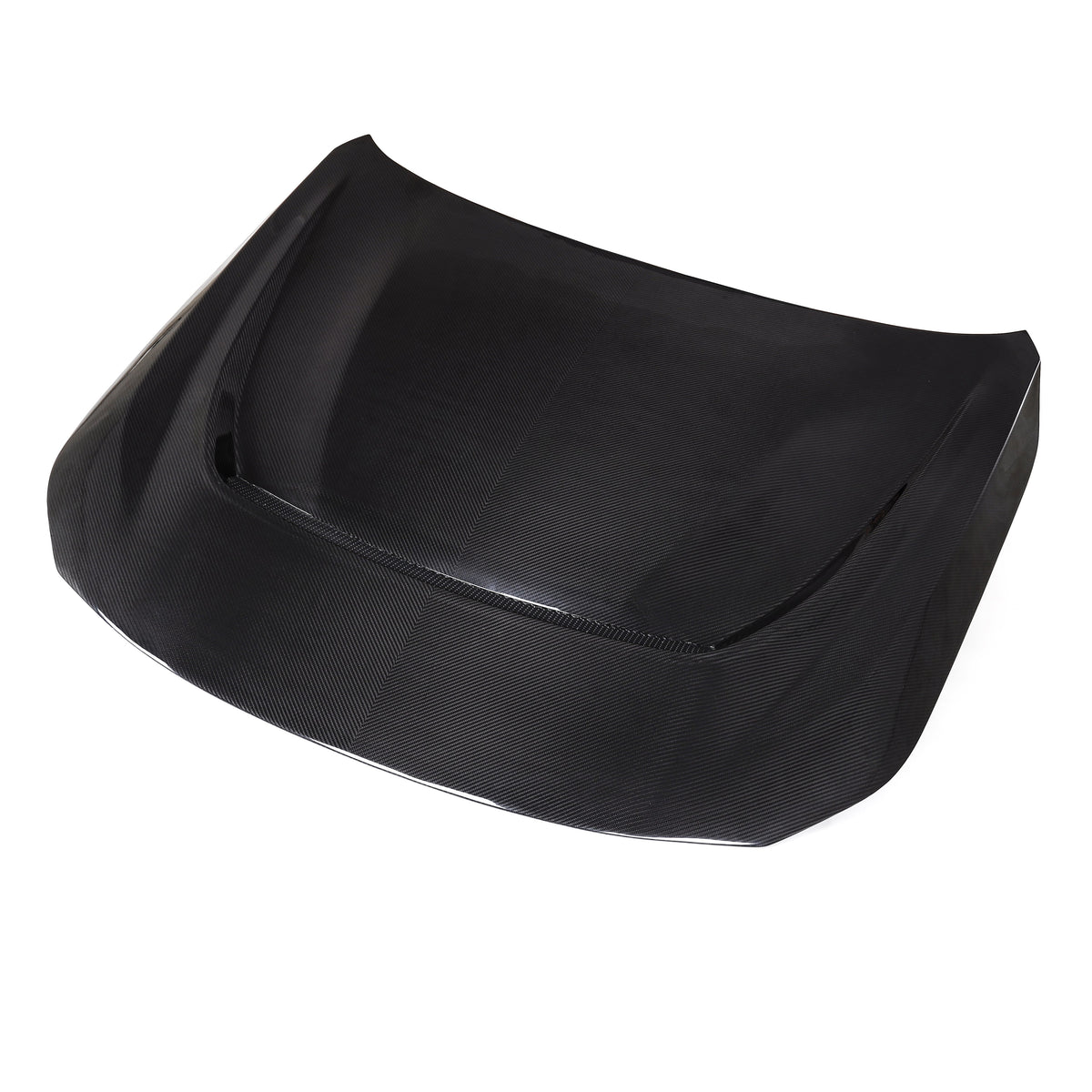 Carbon fiber hood from above, three-quarter view (OEM Style) – BMW G87 M2