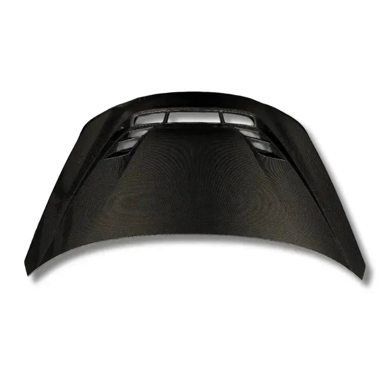 Carbon fiber hood, rear view, with vents (V Style V2) – BMW G87 M2