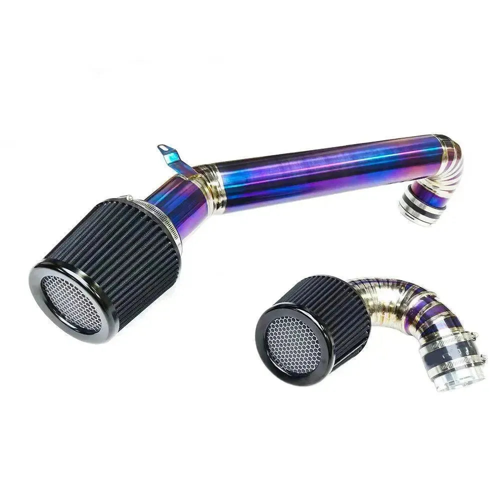 Titanium intake system with black filters, 2 pcs (Top mount) – BMW G87 M2 / G80 M3 / G82 M4