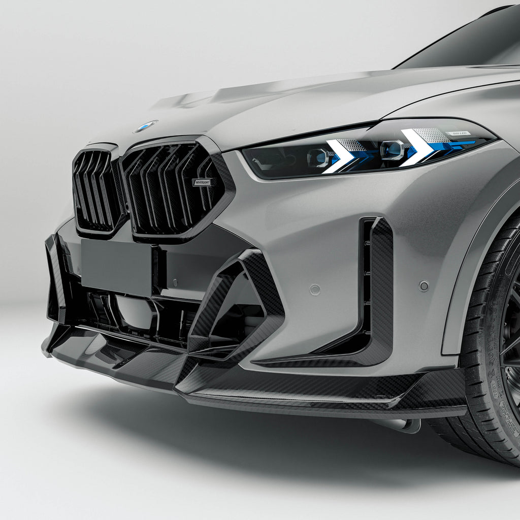 BMW X6 G06 LCI Carbon Fiber Front Canards