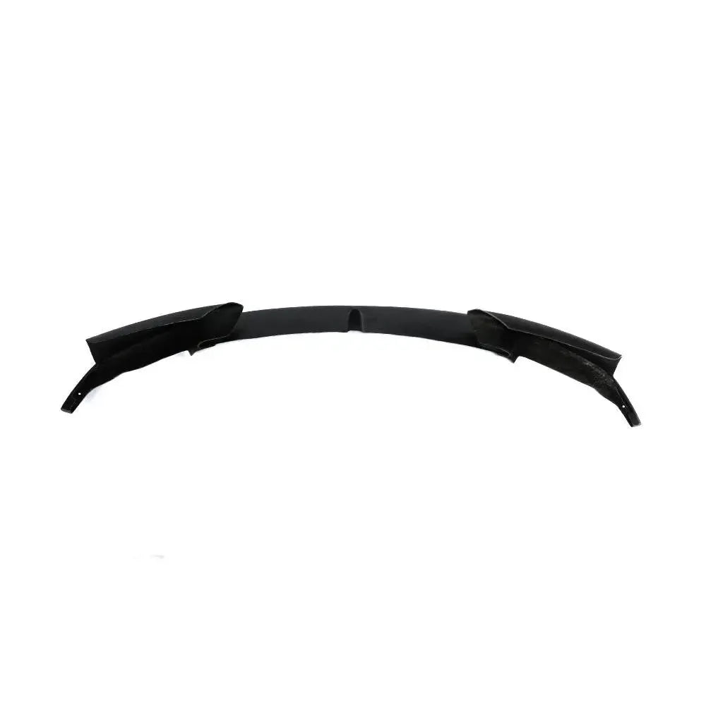 Matte black front lip, top view, on a white background (MP Style) – BMW F30 3 Series