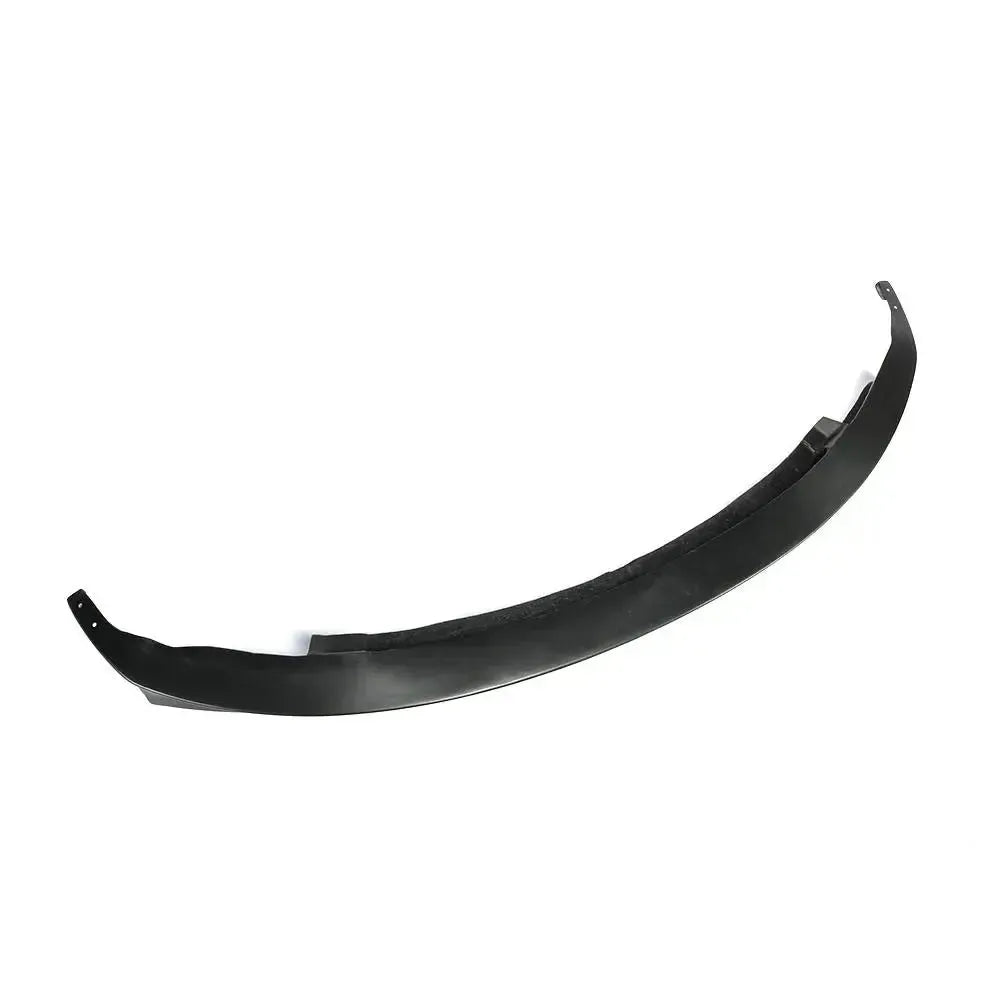 Matte black ABS lip, side view, with upturned end plate (MP Style) – BMW F30 3 Series
