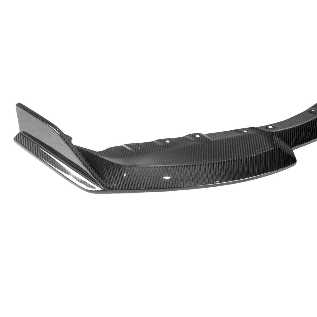 Carbon fiber front lip close-up (MX Style) – BMW G87 M2