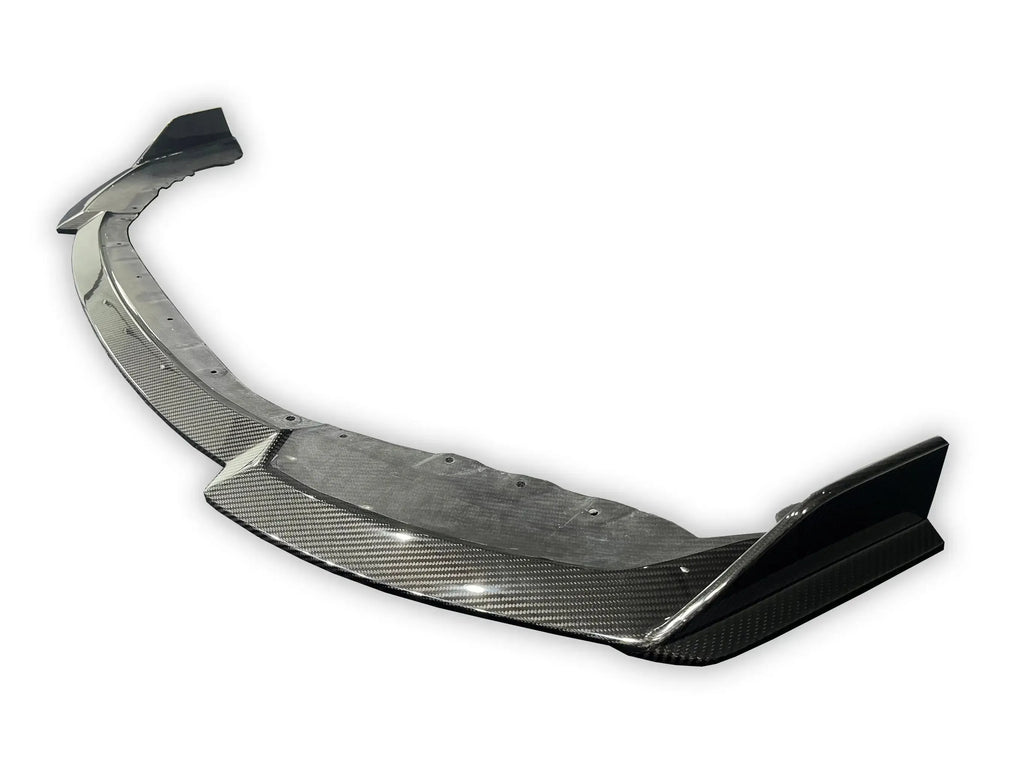 Carbon fiber front lip close-up (Signature Style) – BMW G87 M2